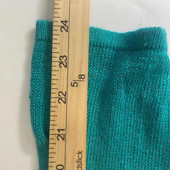 J.Jill Linen Blend Open Front Cardigan Womesn 3X Teal Pockets Long Line Coastal - Picture 9 of 10